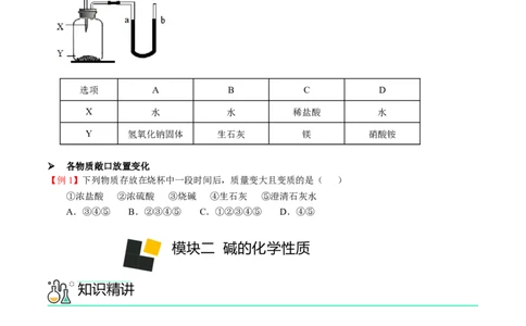 第7讲常见的碱（原卷版）_初中全科电子版试卷练习试题_化学_9年级上下册化学试题_9年级下试题_人教化学九年级下专项练习（013份）