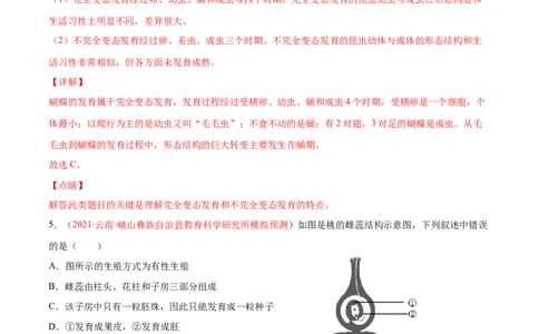 第07单元第01章生物的生殖和发育单元测试（B卷&middot;提升能力）（解析版）_初中全科电子版试卷练习试题_生物_生物8下练习_人教生物8年级下单元试卷38份