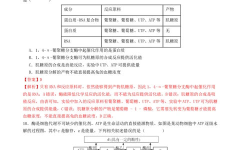 专题二细胞的能量供应和利用（解析版）_2025年新高考资料_二轮复习_01高考语文等多个文件_上好课2025年高考生物二轮复习讲练测（新高考通用）