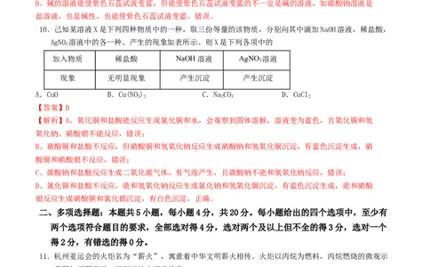化学（济南卷）（全解全析）_初中全科电子版试卷练习试题_化学_2024中考模拟题化学(1)_二模_化学（济南卷）-：2024年中考第二次模拟考试