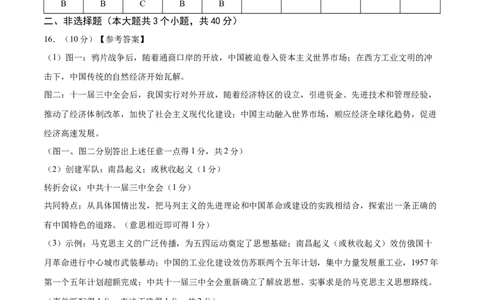 历史（山西卷）（参考答案及评分标准）_初中全科电子版试卷练习试题_历史_2024中考模拟题历史(1)_三模（34套）_历史（山西卷）