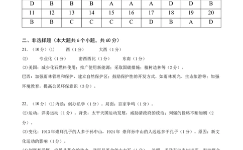 历史与社会、道德与法治（浙江卷）（参考答案）_初中全科电子版试卷练习试题_历史_2024中考模拟题历史(1)_二模_历史与社会、道德与法治（浙江卷）-+：2024年中考第二次模拟考试