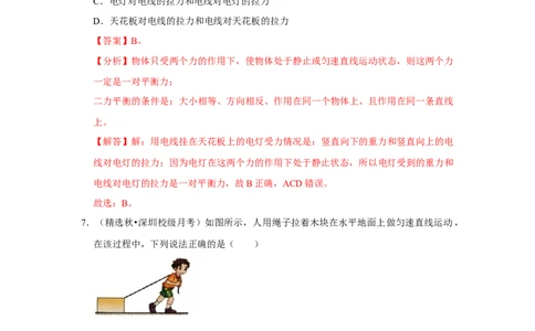 八年级下册物理第一次月考模拟测试02（解析版）_初中全科电子版试卷练习试题_物理_8年级下册物理试题_人教版物理八年级下月考试卷（006份）_月考试卷006套