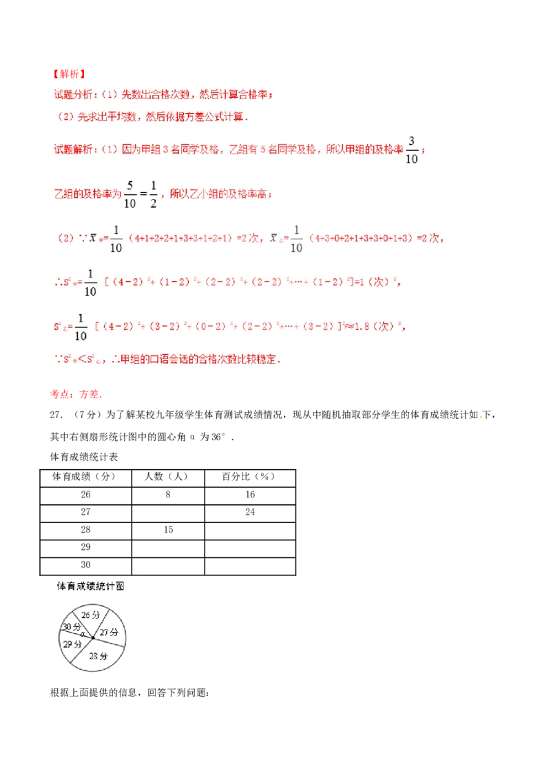第20章数据的分析（A卷）_初中全科电子版试卷练习试题_数学_8下初中人教版数学练习、试卷_人教数学八年级下单元试卷（039份）_单元检测卷（第2套AB卷含答案）（共20份）