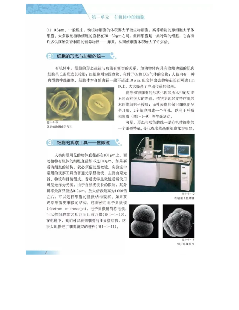 沪科版高中生物必修1《分子与细胞》电子课本_高中电子课本_6.高中生物课本_沪科版高中生物