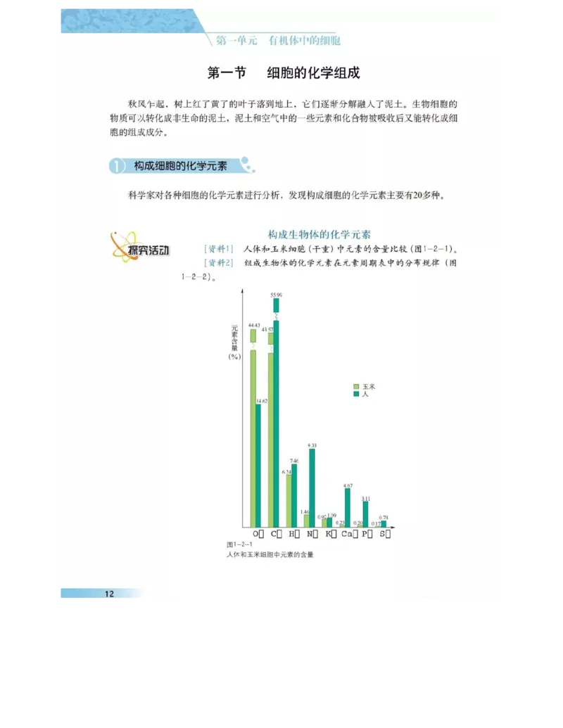 沪科版高中生物必修1《分子与细胞》电子课本_高中电子课本_6.高中生物课本_沪科版高中生物