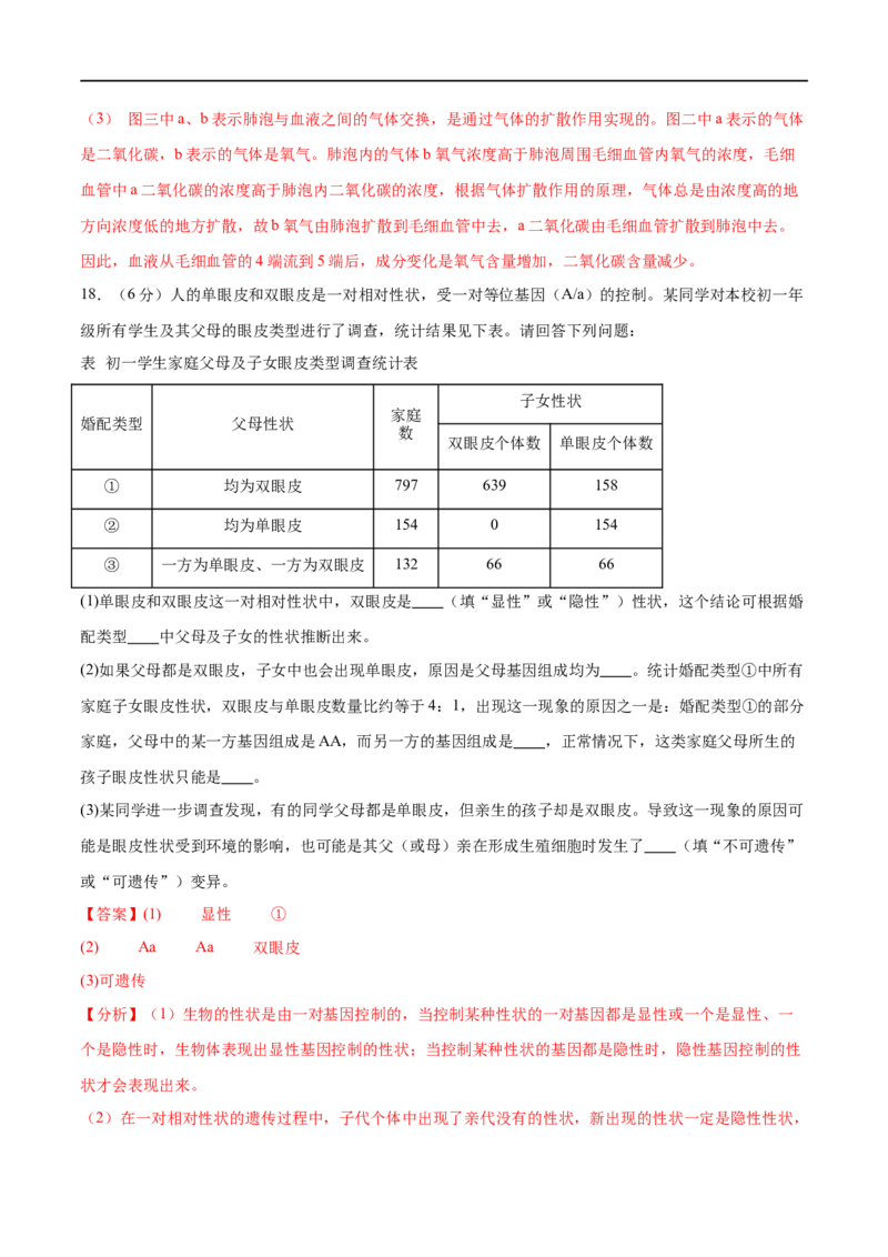 生物（广西卷）（全解全析）_初中全科电子版试卷练习试题_生物_2024中考模拟题生物(1)_三模（37套）_生物（广西卷）