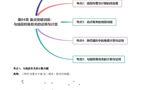 第04章重点突破训练：与线段和角有关的证明与计算（解析版）（人教版）_初中全科电子版试卷练习试题_数学_7上初中人教版数学练习、试卷24新版已更新