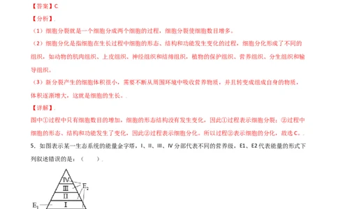 期中测试卷02-（人教版）（解析版）_初中全科电子版试卷练习试题_生物_生物人教版7上练习&mdash;24新版已更新_人教生物7年级上期中试卷07份