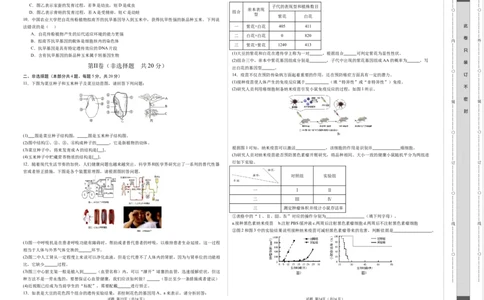 生物（徐州卷）（考试版A3）_初中全科电子版试卷练习试题_生物_2024中考模拟题生物(1)_一模_生物（徐州卷）-2024年中考第一次模拟考试