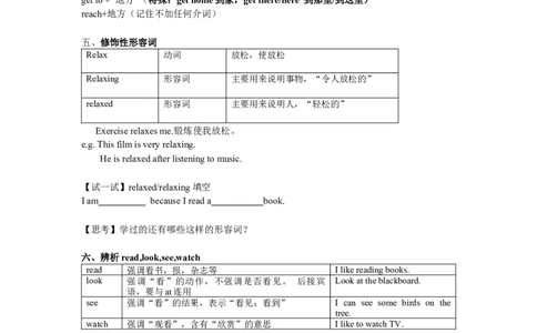 人教版初中英语七年级下册4单元讲义短语语法归纳配练习_初中全科电子版试卷练习试题_英语_7年级下册-初中人教版英语_人教英语七年级下专项练习（039份）