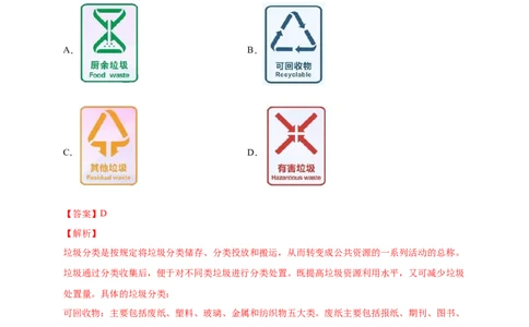 第七单元人类活动对生物圈的影响（提分小卷）-单元测试（人教版）（解析版）_初中全科电子版试卷练习试题_生物_生物人教版7下练习_人教生物7年级下单元试卷33份