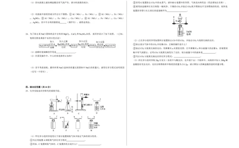 化学（河南卷）（考试版A3）_初中全科电子版试卷练习试题_化学_2024中考模拟题化学(1)_一模_化学（河南卷）-2024年中考第一次模拟考试