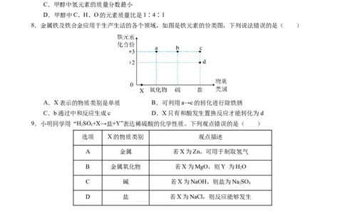 化学（吉林卷）（考试版A4）_初中全科电子版试卷练习试题_化学_2024中考模拟题化学(1)_一模_化学（吉林卷）-2024年中考第一次模拟考试