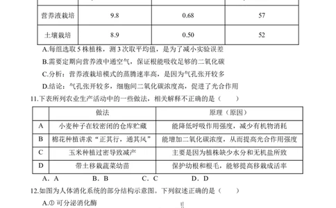 生物（武汉卷）（考试版A4）_初中全科电子版试卷练习试题_生物_2024中考模拟题生物(1)_一模_生物（武汉卷）-2024年中考第一次模拟考试