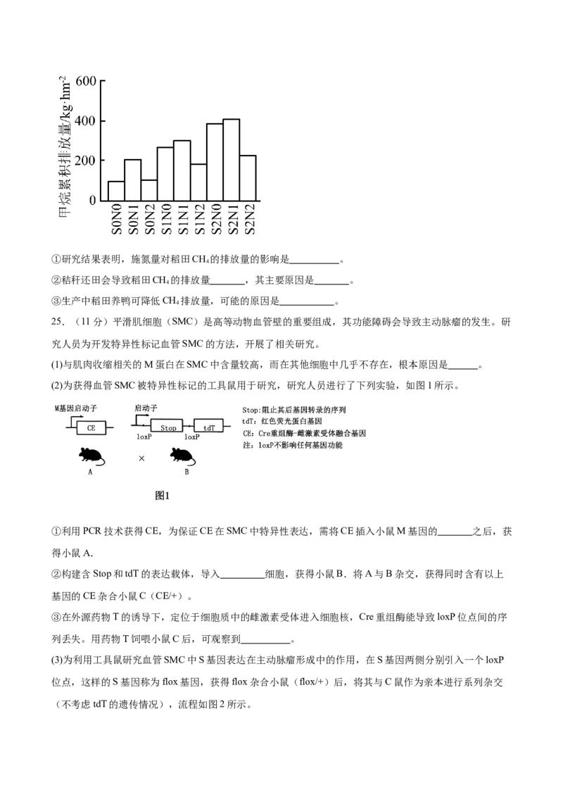 信息必刷卷03（黑吉辽蒙专用）（原卷版）_2025年新高考资料_2025考前信息卷_2025年高考生物考前信息必刷卷（黑吉辽蒙专用）34415095