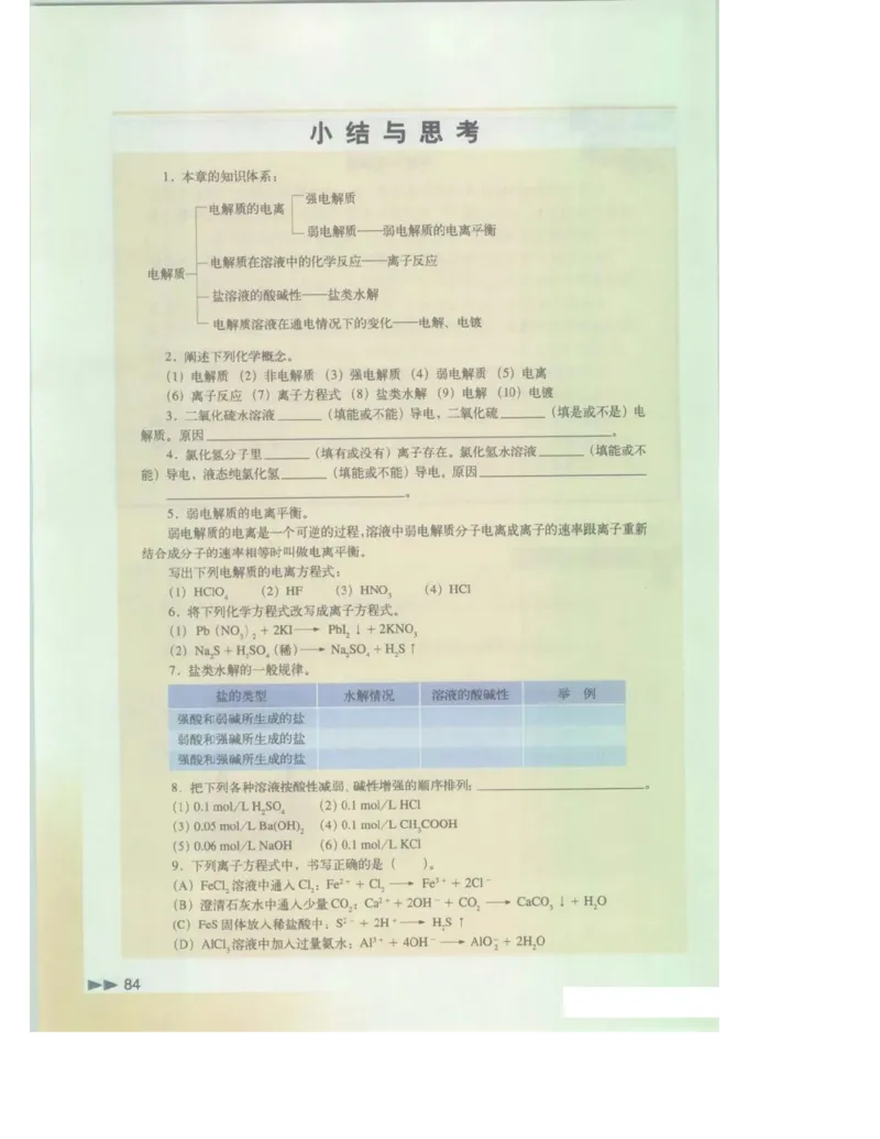 沪科版化学高一第二学期电子课本_高中电子课本_最新版高中全科高清电子课本_5高中化学课本_沪科技版
