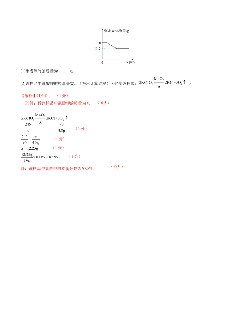 化学（云南卷）（全解全析）_初中全科电子版试卷练习试题_化学_2024中考模拟题化学(1)_三模（36套）_化学（云南卷）