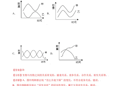 必考点03生物与环境的关系-（人教版）（解析版）_初中全科电子版试卷练习试题_生物_生物人教版7上练习&mdash;24新版已更新_人教生物7年级上专项练习28份