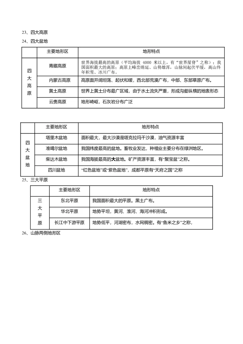 必杀03第一、二单元（46图）-（人教版）_初中全科电子版试卷练习试题_地理_人教地理8上试题试卷_人教地理8年级上专项练习09份