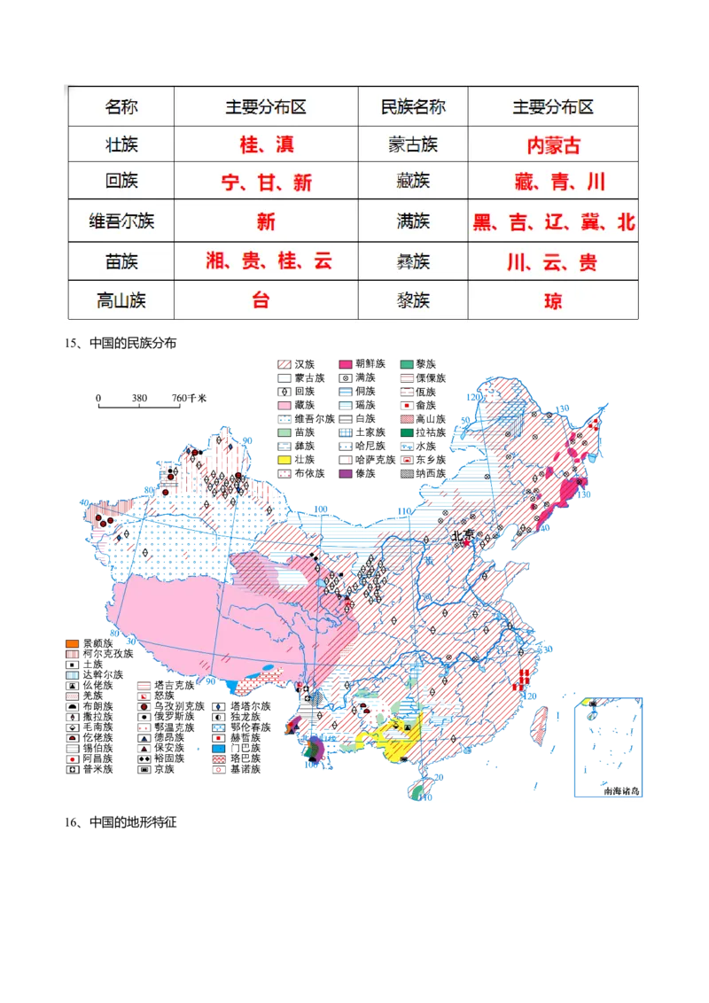 必杀03第一、二单元（46图）-（人教版）_初中全科电子版试卷练习试题_地理_人教地理8上试题试卷_人教地理8年级上专项练习09份