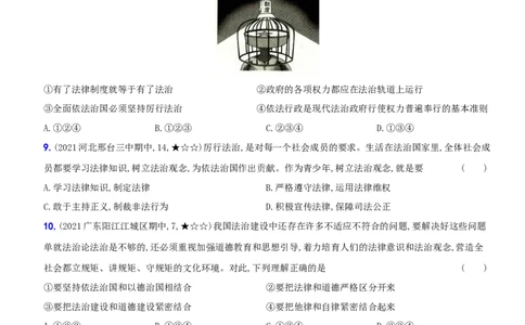 卷06专项训练卷（二）《凝聚法治共识》（原卷版）_初中全科电子版试卷练习试题_政治_道法人教部编9上试卷_部编道法9年级上专项练习04份