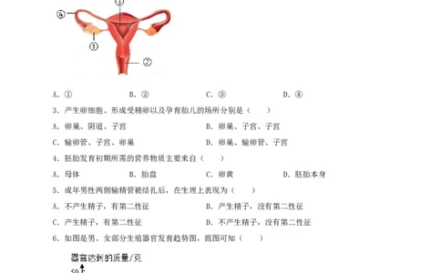期中测试01-（原卷版）_初中全科电子版试卷练习试题_生物_生物人教版7下练习_人教生物7年级下期中试卷07份