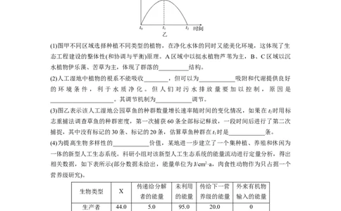 二轮专题强化练　重难大题集训(五)　生态农业和环境保护_通用版（老高考）复习资料_2023年复习资料_二轮复习_2023年高考生物二轮复习讲义+课件（全国版）_学生版_二轮专题强化练