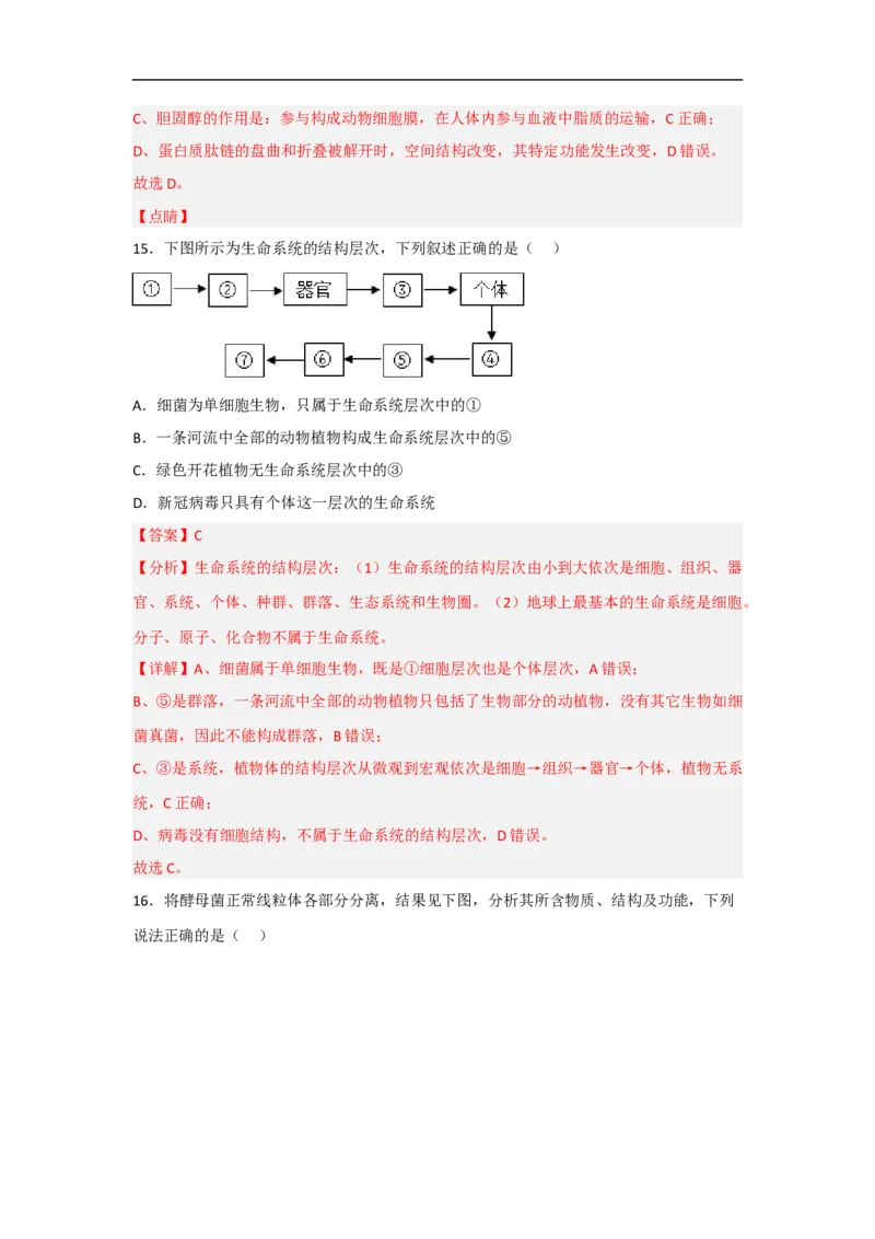 专题三细胞的生命历程（解析版）_新高考复习资料_2023年新高考复习资料_二轮复习_过二轮备战2023年高考生物二轮专题剖析与综合训练（新教材）
