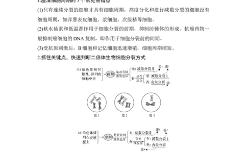 专题三细胞的生命历程（解析版）_新高考复习资料_2023年新高考复习资料_二轮复习_过二轮备战2023年高考生物二轮专题剖析与综合训练（新教材）