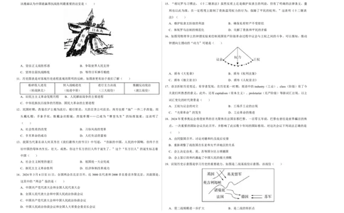 历史（河南卷）（考试版A3）_初中全科电子版试卷练习试题_历史_2024中考模拟题历史(1)_三模（34套）_历史（河南卷）