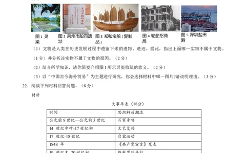 历史（江西卷）（考试版A4）_初中全科电子版试卷练习试题_历史_2024中考模拟题历史(1)_二模_历史（江西卷）-：2024年中考第二次模拟考试