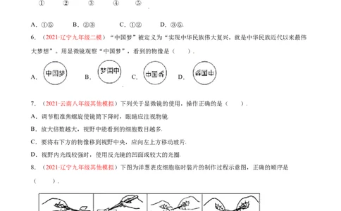 第02单元第01章细胞是生命活动的基本单位单元测试（B卷&middot;提升能力）（原卷版）_初中全科电子版试卷练习试题_生物_生物人教版7上练习&mdash;24新版已更新