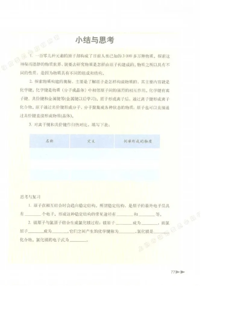 沪科版化学高一第一学期电子课本_高中电子课本_5.高中化学课本_沪科版