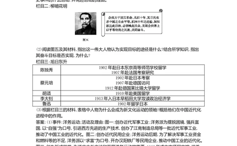 八年级历史上册第二单元近代化的早期探索与民族危机的加剧专题整合针对训练二近代中国人民的抗争和探索史新人教版_初中全科电子版试卷练习试题_历史_历史人教版8上试卷