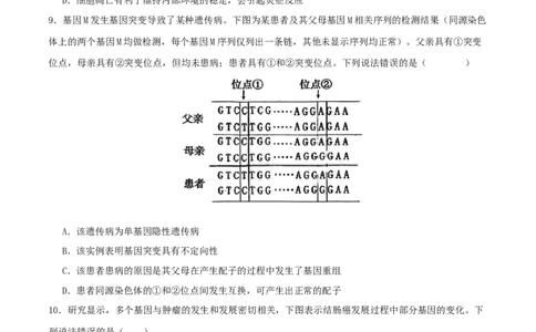 专题五遗传的分子基础、变异和进化（原卷版）_2025年新高考资料_二轮复习_上好课2025年高考生物二轮复习讲练测（新高考通用）3380526