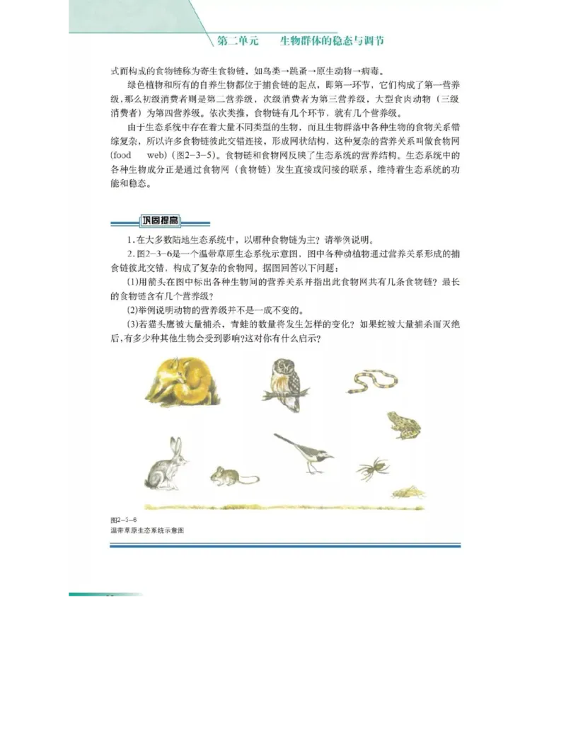沪科版高中生物必修3《稳态与环境》电子课本_高中电子课本_6.高中生物课本_沪科版高中生物