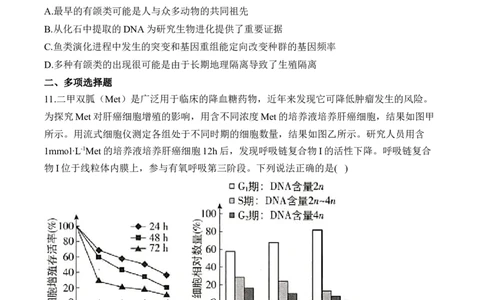 专题8生物的变异与进化（选择题）&mdash;&mdash;2025届高考生物学模块分练新高考版（含解析）_2025年新高考资料_二轮复习_新高考版2025届高考生物学模块分练选择题与非选择题（含解析）