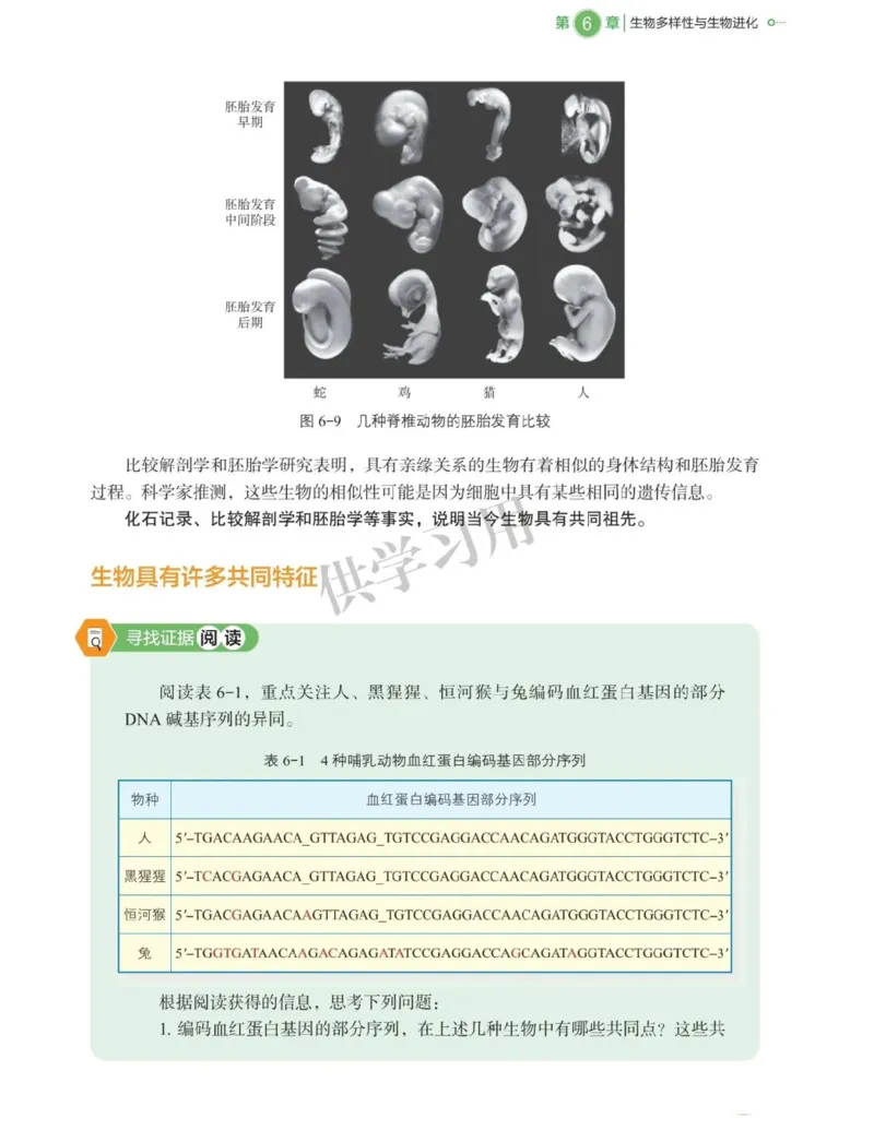 新北师大版高中生物必修2《遗传与进化》_高中电子课本_最新版高中全科高清电子课本_6高中生物课本_2019新人教版