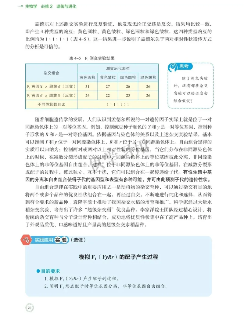 新北师大版高中生物必修2《遗传与进化》_高中电子课本_最新版高中全科高清电子课本_6高中生物课本_2019新人教版