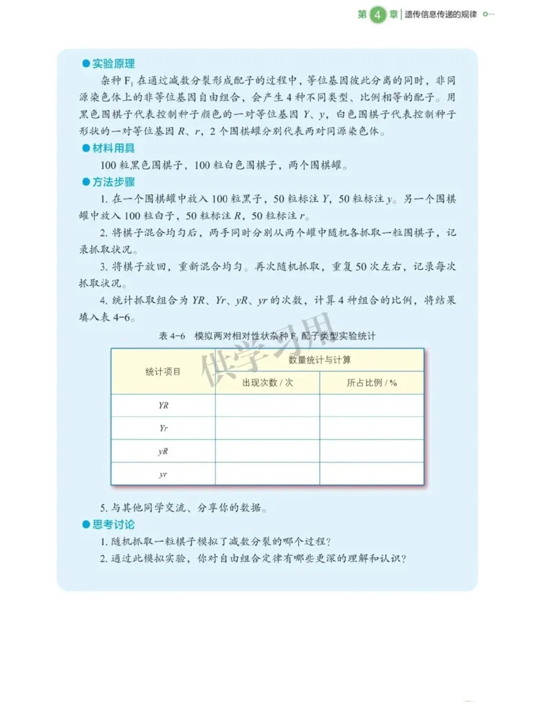 新北师大版高中生物必修2《遗传与进化》_高中电子课本_最新版高中全科高清电子课本_6高中生物课本_2019新人教版