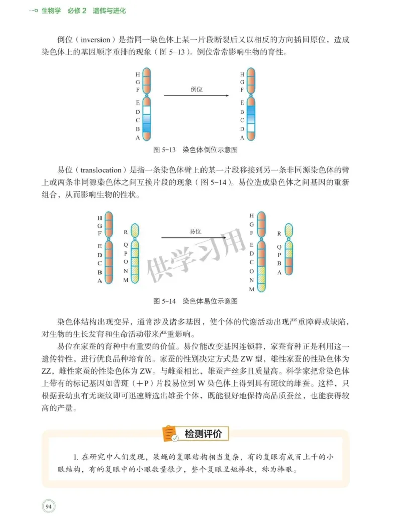 新北师大版高中生物必修2《遗传与进化》_高中电子课本_最新版高中全科高清电子课本_6高中生物课本_2019新人教版