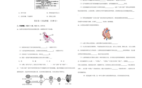 生物（河北卷）（考试版A3)_初中全科电子版试卷练习试题_生物_2024中考模拟题生物(1)_一模_生物（河北卷）-2024年中考第一次模拟考试
