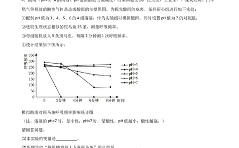 探究题08探究环境污染对生物的影响-七年级生物下学期教材实验探究必刷题（人教版）（解析版）_初中全科电子版试卷练习试题_生物_生物人教版7下练习