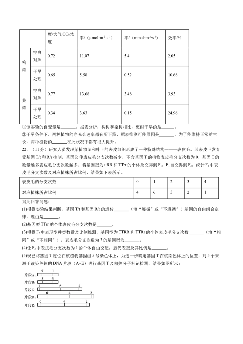 信息必刷卷02（黑吉辽蒙专用）（解析版）_2025年新高考资料_2025考前信息卷_2025年高考生物考前信息必刷卷（黑吉辽蒙专用）34415095