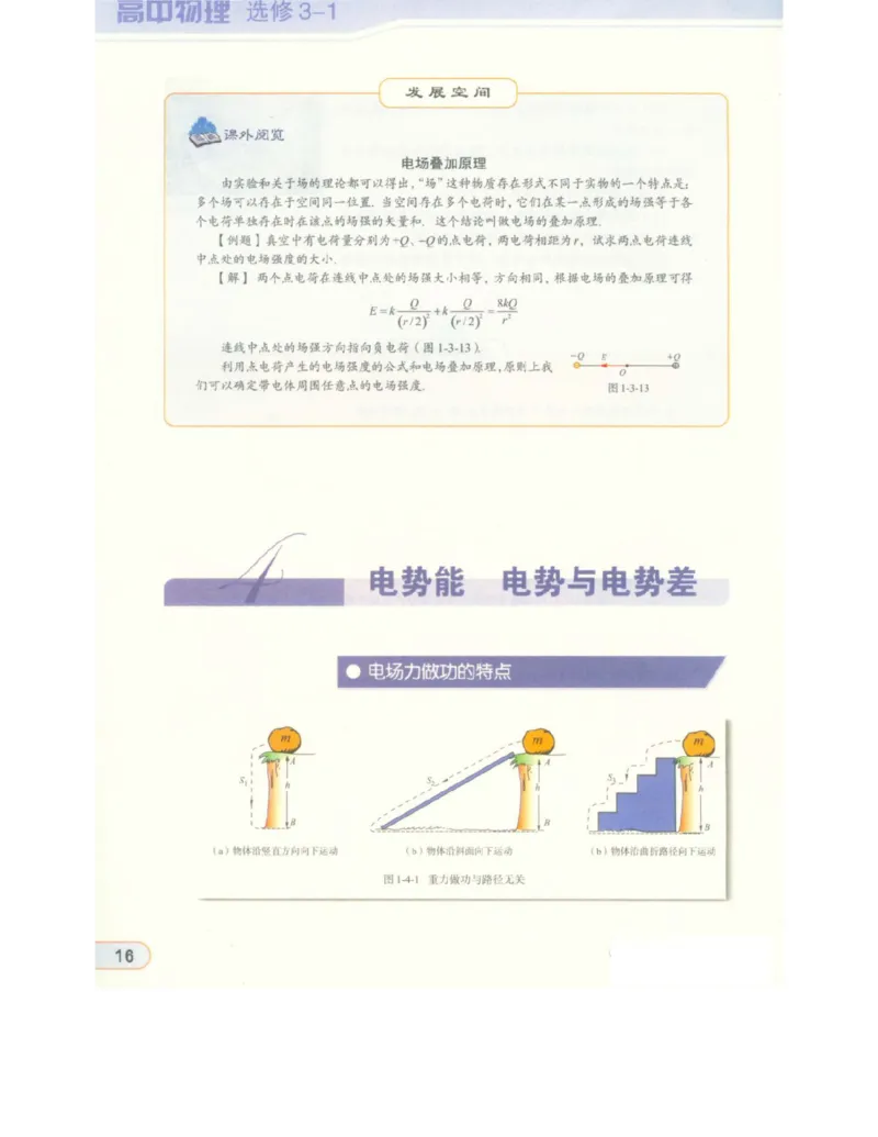 教科版高中物理选修3-1电子课本_高中电子课本_4.高中物理课本_教科版高中物理