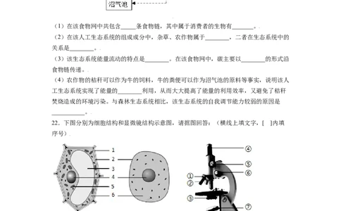 期末测试卷02-（人教版）（原卷版）_初中全科电子版试卷练习试题_生物_生物人教版7上练习&mdash;24新版已更新_人教生物7年级上期末试卷11份