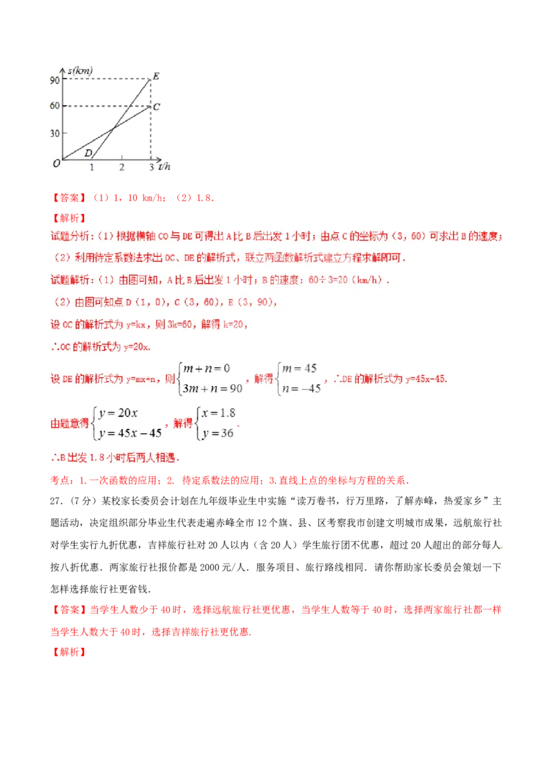 第19章一次函数（B卷）_初中全科电子版试卷练习试题_数学_8下初中人教版数学练习、试卷_人教数学八年级下单元试卷（039份）_单元检测卷（第2套AB卷含答案）（共20份）