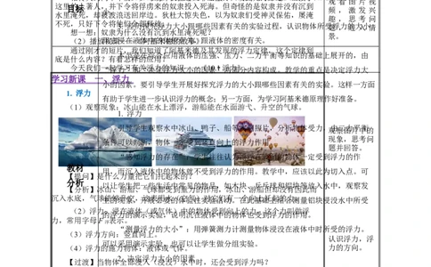 10.1浮力（教学设计）-（人教版）_初物_八年级上下册+九年级全一册物理_八年级物理下册_老课标资料_教学设计