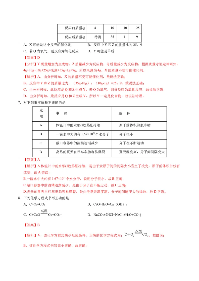 化学（陕西卷）（全解全析）_初中全科电子版试卷练习试题_化学_2024中考模拟题化学(1)_一模_化学（陕西卷）-2024年中考第一次模拟考试
